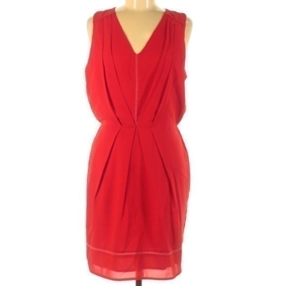 Adelyn Rae Pleated Sheath Dress